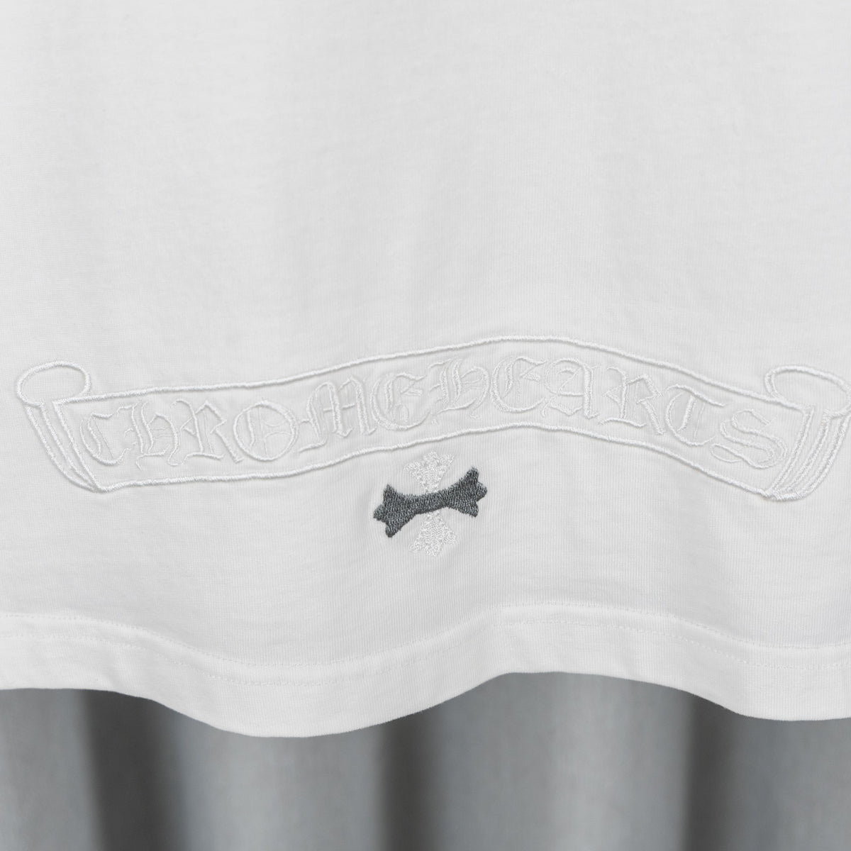 CHROME HEARTSクロムハーツ 26SS 春夏新作 ユニセックス ゆったり長袖Tシャツ オフホワイト/ブラック