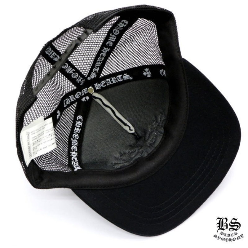 CHROME HEARTS クロムハーツ 3セメタリーキャップ ブラック×ホワイト 帽子 メンズ レディース ユニセックス HAT040