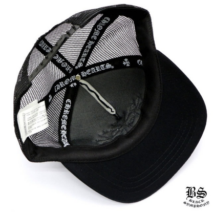 CHROME HEARTS クロムハーツ 3セメタリーキャップ ブラック×ホワイト 帽子 メンズ レディース ユニセックス HAT040