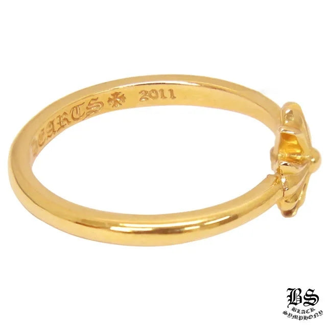 【Chrome Hearts 】クロムハーツ バブルガムリングCHプラス22K 指輪