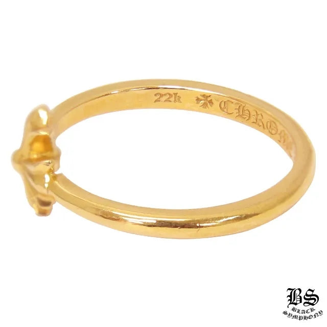 【Chrome Hearts 】クロムハーツ バブルガムリングCHプラス22K 指輪