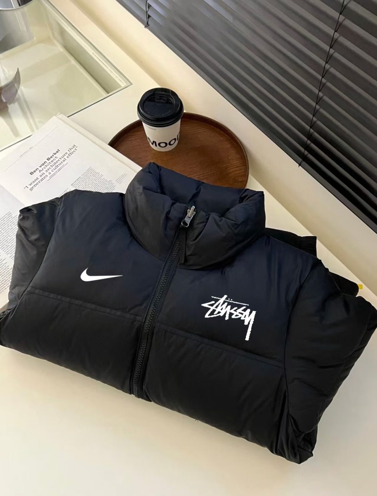 Stussy コラボ ナイキダウンジャケット ファッション 新品