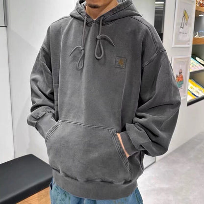 [カーハート] HOODED NELSON SWEAT ダブリューアイピー フード付 スウェット 黒色 ブラック メンズ パーカー 2