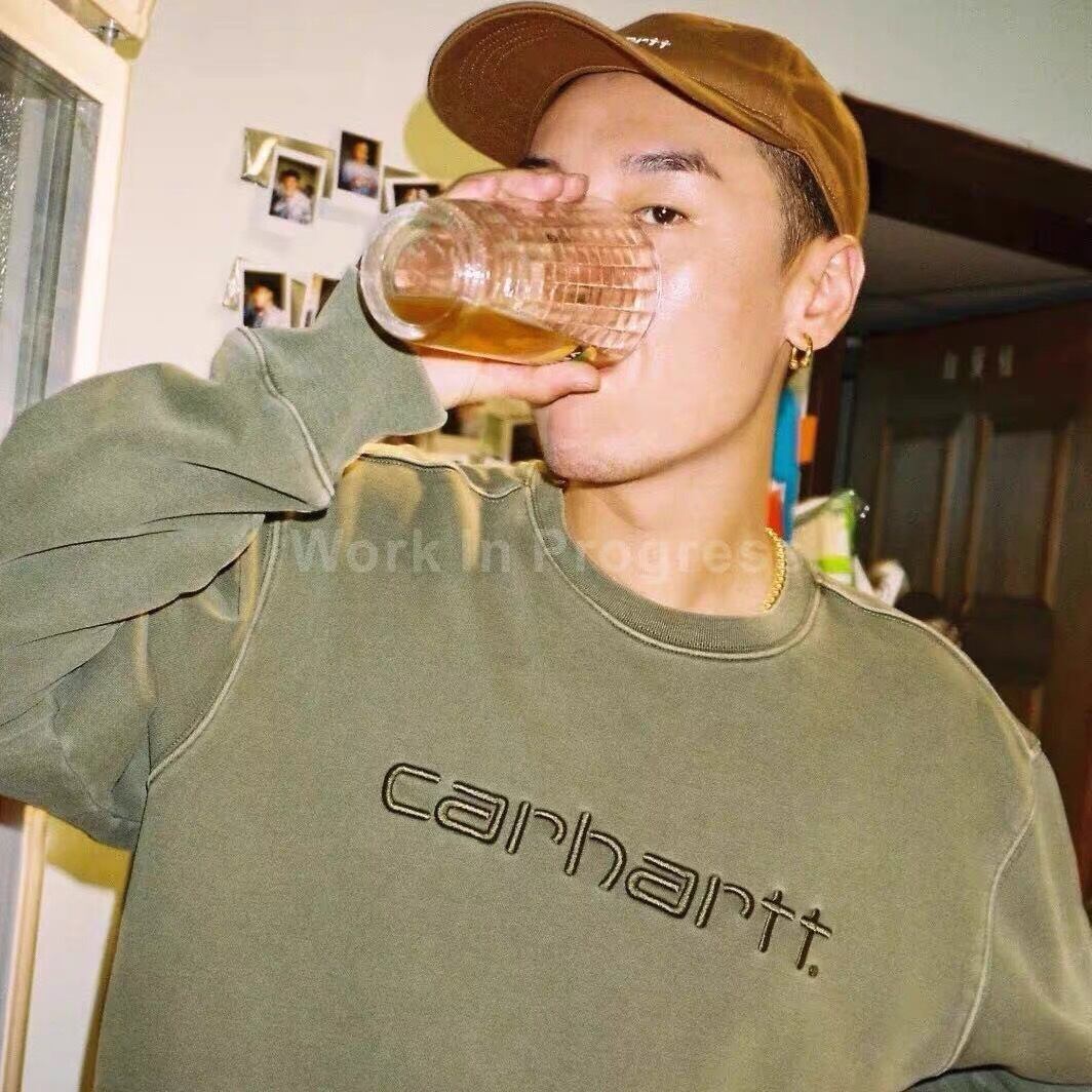 [カーハート] Wips Sweatshirt 刺繍ロゴトレーナー プルオーバーパーカー 18