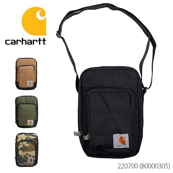 カーハート220700(B0000305) Crossbody Zip Bag ショルダーバッグ ポーチ 小物入れ バッグ 鞄 メンズ レディース ブラウン ブラック カモ 1