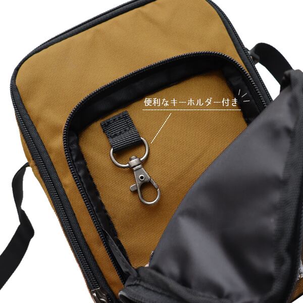 カーハート220700(B0000305) Crossbody Zip Bag ショルダーバッグ ポーチ 小物入れ バッグ 鞄 メンズ レディース ブラウン ブラック カモ 4