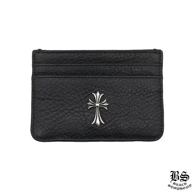 CHROME HEARTS クロムハーツ レザー カードケース ブラック レザーカードケース メンズ レディース CH2006
