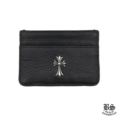 CHROME HEARTS クロムハーツ レザー カードケース ブラック レザーカードケース メンズ レディース CH2006