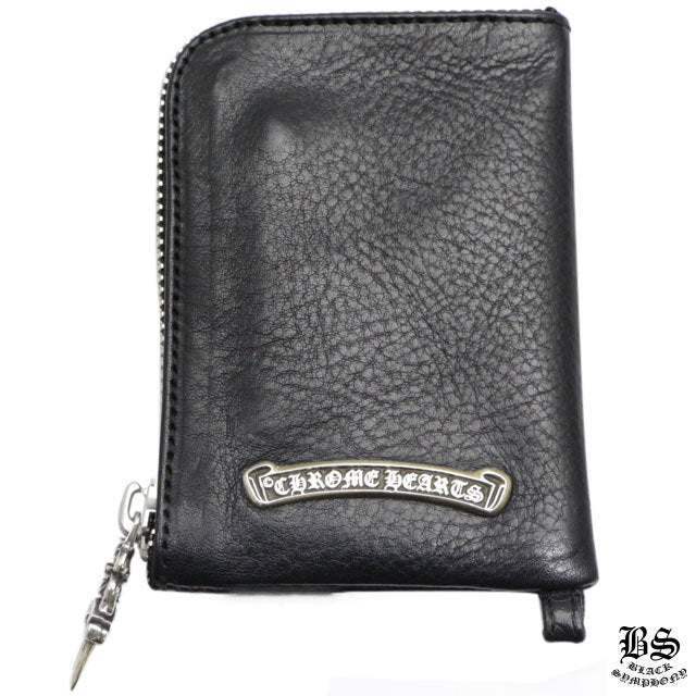 CHROME HEARTS クロムハーツ タイニーZIP 1セメタリークロスパッチ ウォレット レザーウォレット 財布 メンズ レディース CH2009