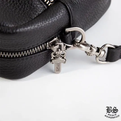 CHROME HEARTS クロムハーツ TAKA MINI LTHR タカ ミニ ショルダーバッグ セメタリークロスパッチ レザーバッグ メンズ レディース CH2001