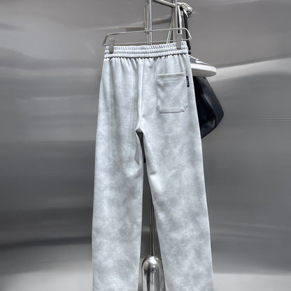CHROME HEARTS クロムハーツ サイドロゴ クロスモチーフ イージーパンツ ライトグレー ユニセックス