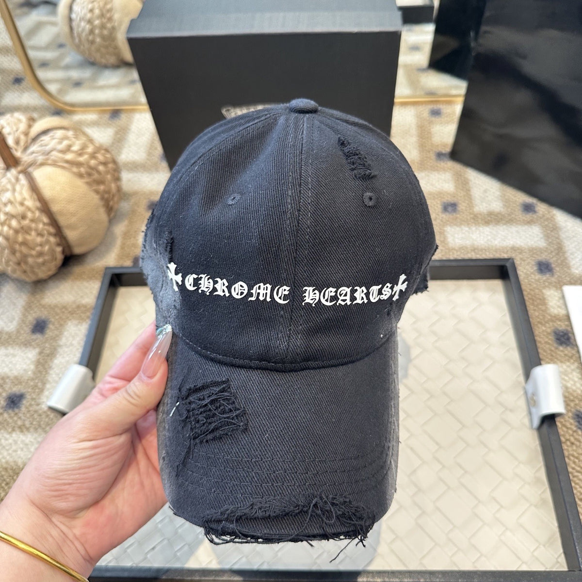 CHROME HEARTS クロムハーツ クロスモチーフ ベースボールキャップ マルチカラー - 商品画像 4