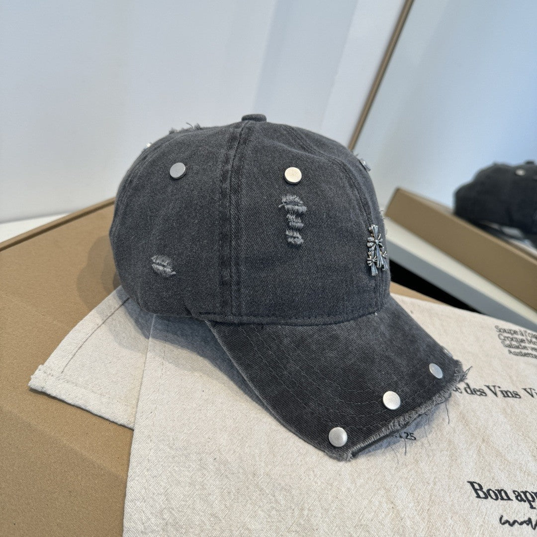 CHROME HEARTS（クロムハーツ）ベースボールキャップ ダークグレー - 商品画像 2