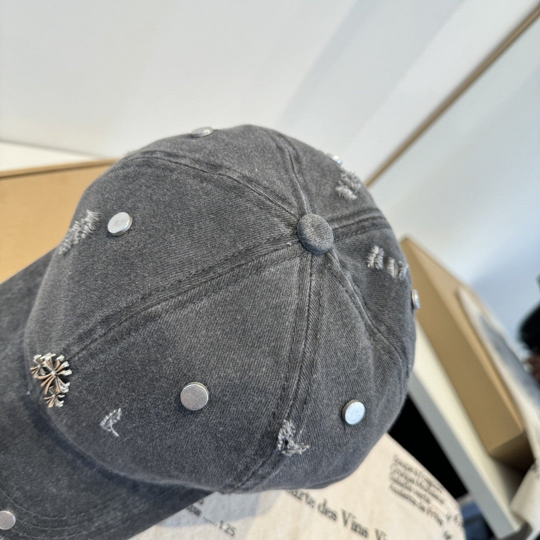 CHROME HEARTS（クロムハーツ）ベースボールキャップ ダークグレー - 商品画像 3