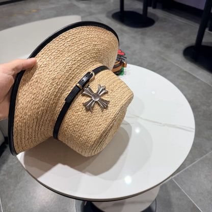 CHROME HEARTS（クロムハーツ） ラフィア サンハット ベージュ - 商品画像 4