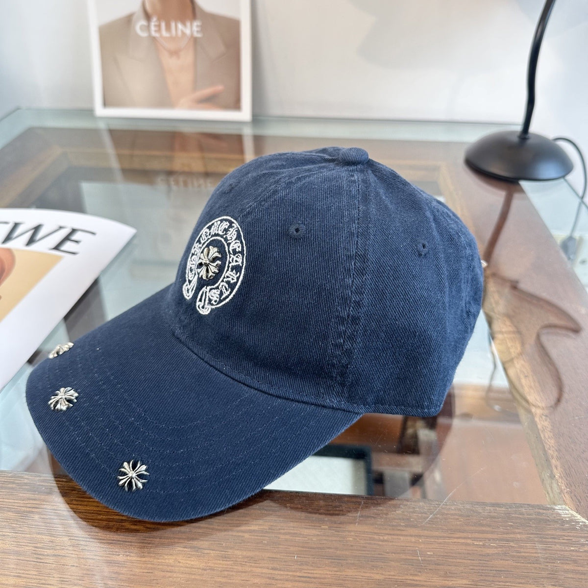 クロムハーツ（CHROME HEARTS）クロスモチーフ ベースボールキャップ - 商品画像 2