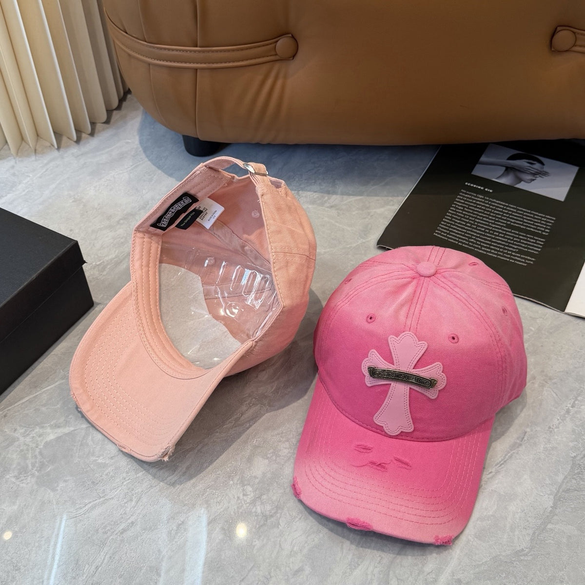 CHROME HEARTS クロムハーツ ベースボールキャップ ピンク - 商品画像 4