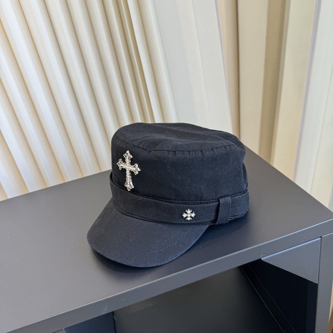 Chrome Hearts クロムハーツ ミリタリーキャップ ブラック - 商品画像 3