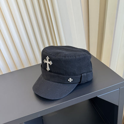 Chrome Hearts クロムハーツ ミリタリーキャップ ブラック - 商品画像 3