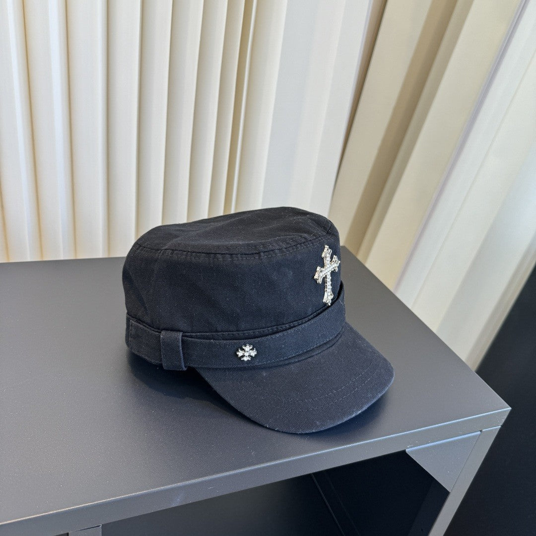 Chrome Hearts クロムハーツ ミリタリーキャップ ブラック - 商品画像 4