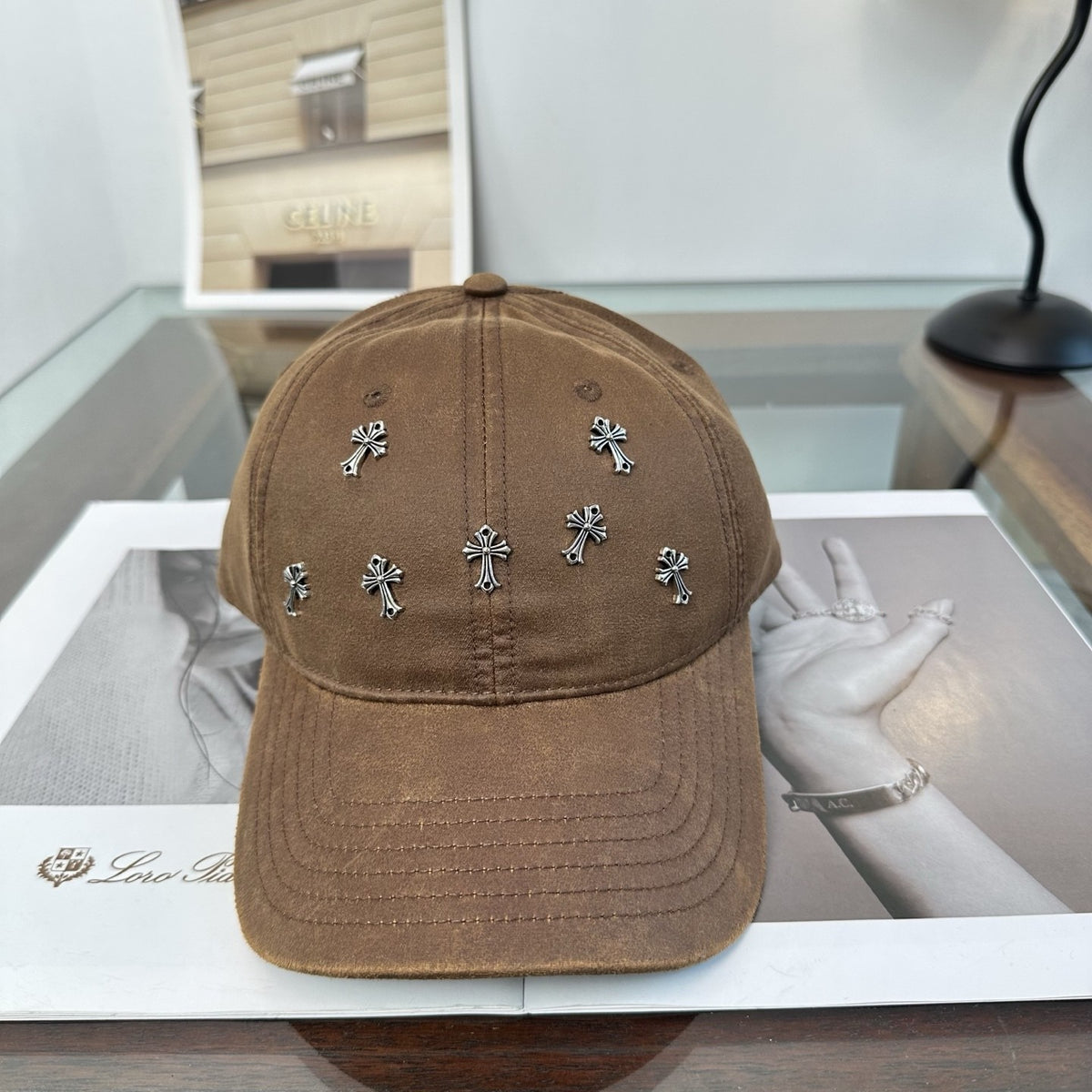 Chrome Hearts クロムハーツ クロスデザイン ベースボールキャップ - 商品画像 4