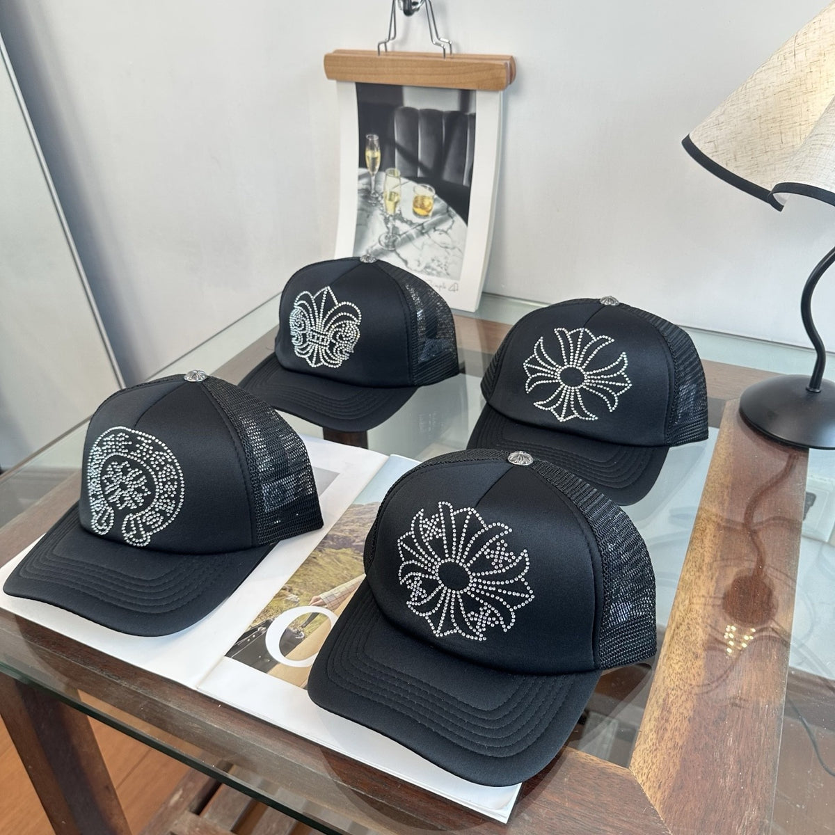 CHROME HEARTS クロムハーツ メッシュトラッカーキャップ ブラック - 商品画像 2