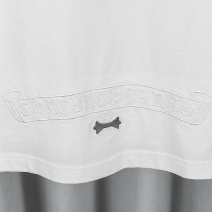 CHROME HEARTSクロムハーツ 26SS 春夏新作 ユニセックス ゆったり長袖Tシャツ オフホワイト/ブラック