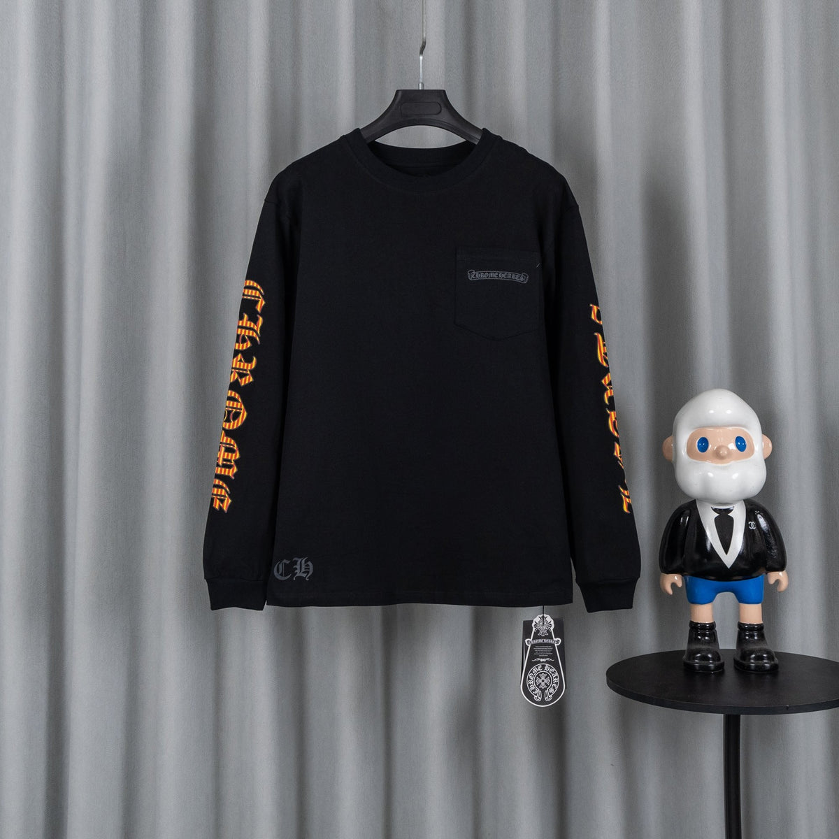 Chrome Hearts クロムハーツ 26SS 春夏新作 ユニセックス オーバーサイズ コットン100% 長袖Tシャツ
