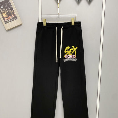 CHROME HEARTS クロムハーツ カラーロゴ刺繍 ヘビーウェイト スウェットパンツ ブラック 420g