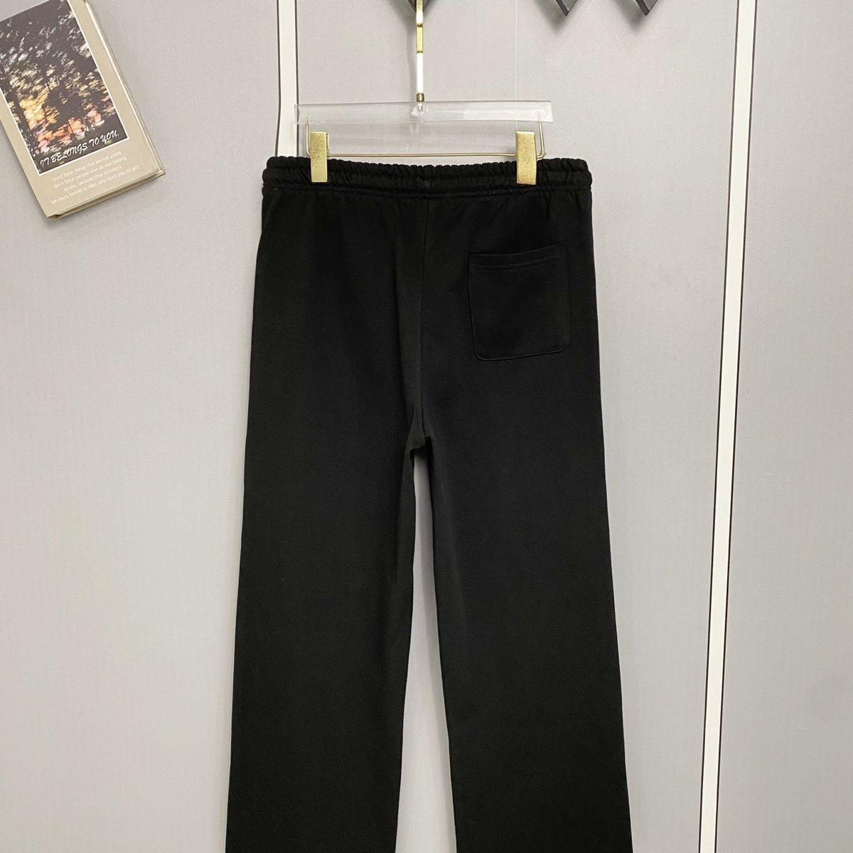 CHROME HEARTS クロムハーツ スカル＆クロス刺繍 ヘビーウェイト スウェットパンツ ブラック 420g