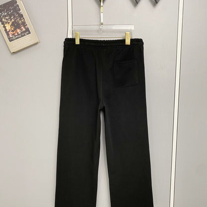 CHROME HEARTS クロムハーツ スカル＆クロス刺繍 ヘビーウェイト スウェットパンツ ブラック 420g