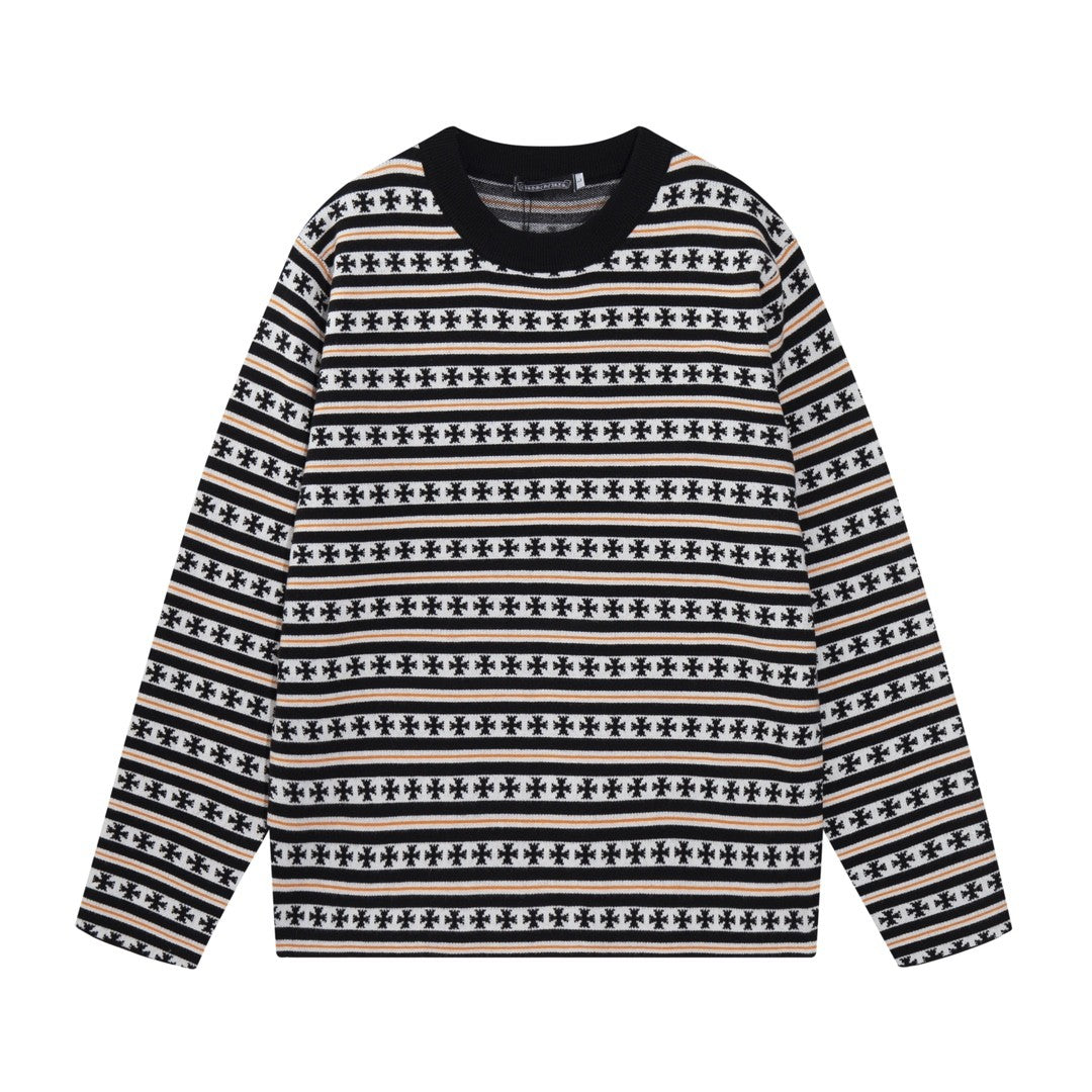 Chrome Hearts クロムハーツ 満身プリントウールセーター ブラック/イエロー - Image 2