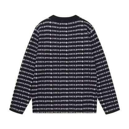 Chrome Hearts クロムハーツ 満身プリントウールセーター ブラック - Image 3
