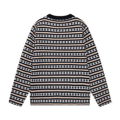 Chrome Hearts クロムハーツ 満身プリントウールセーター ブラック/イエロー - Image 3