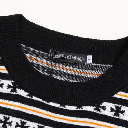 Chrome Hearts クロムハーツ 満身プリントウールセーター ブラック/イエロー - Image 4