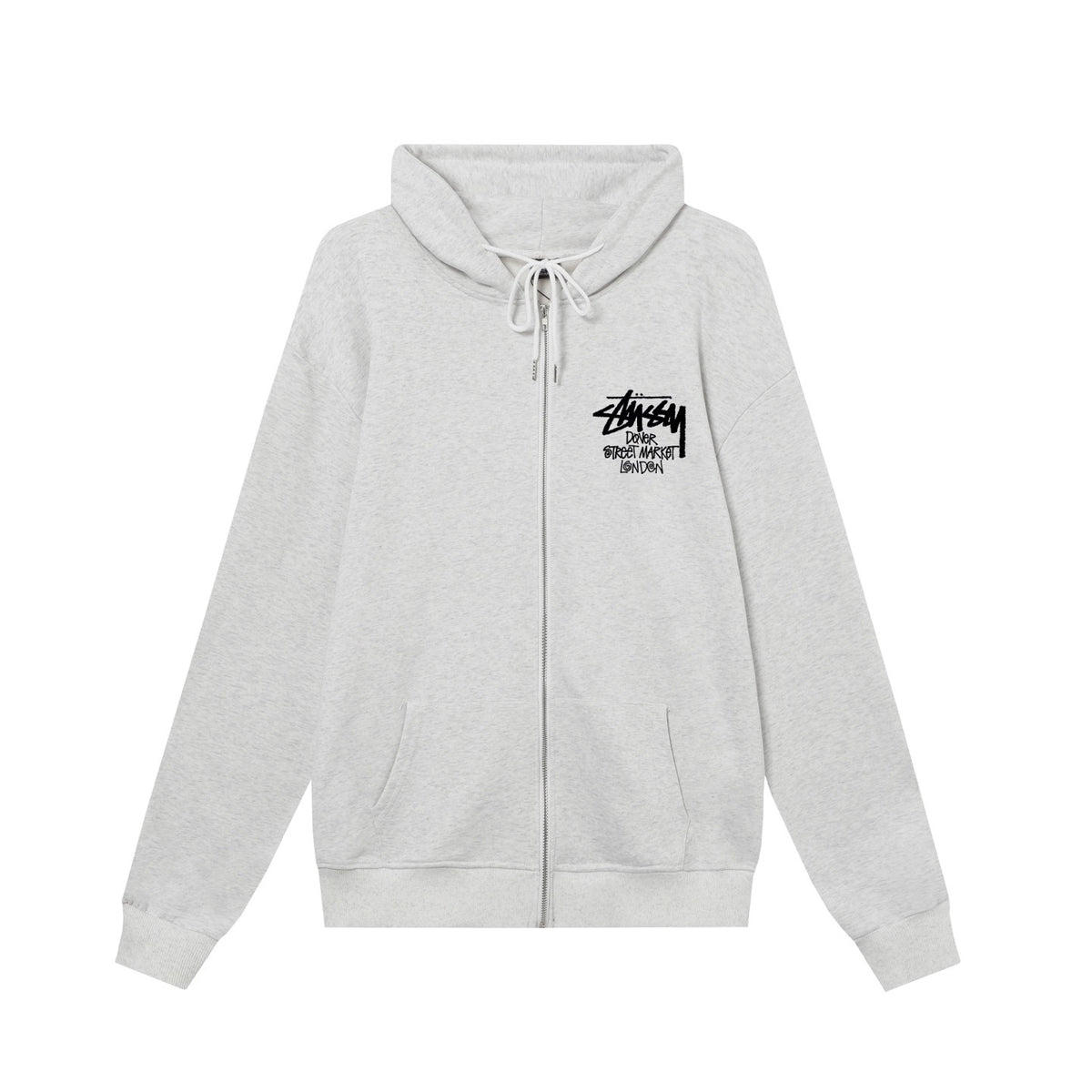 STUSSY ステューシー DSMロンドンシティ限定シリーズ NEW YORKプリント 男女兼用 フード付きジッパージャケット HN332