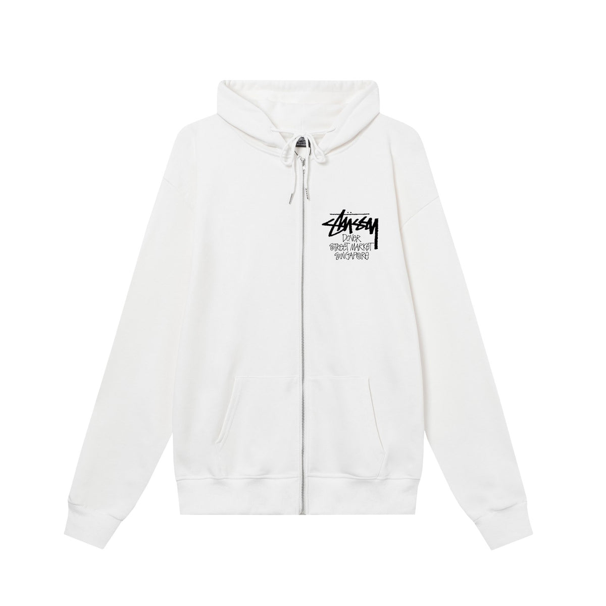 STUSSY スタッシー シンガポールシティ限定シリーズ プリント 男女兼用 ジップアップフーデッドジャケット HN343