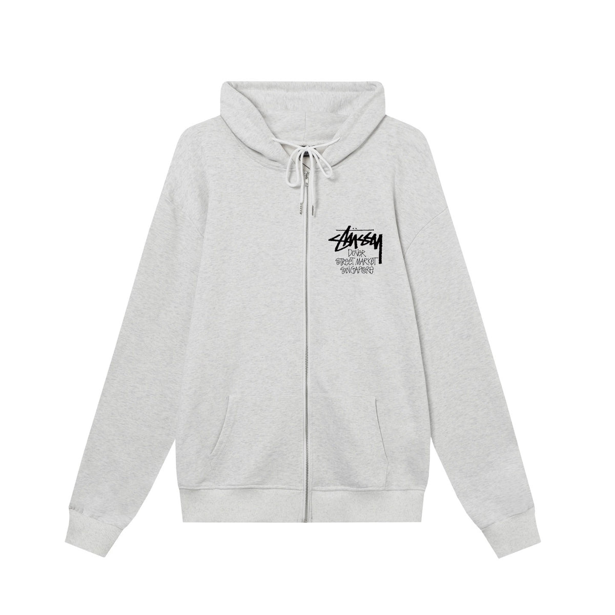 STUSSY スタッシー シンガポールシティ限定シリーズ プリント 男女兼用 ジップアップフーデッドジャケット HN343