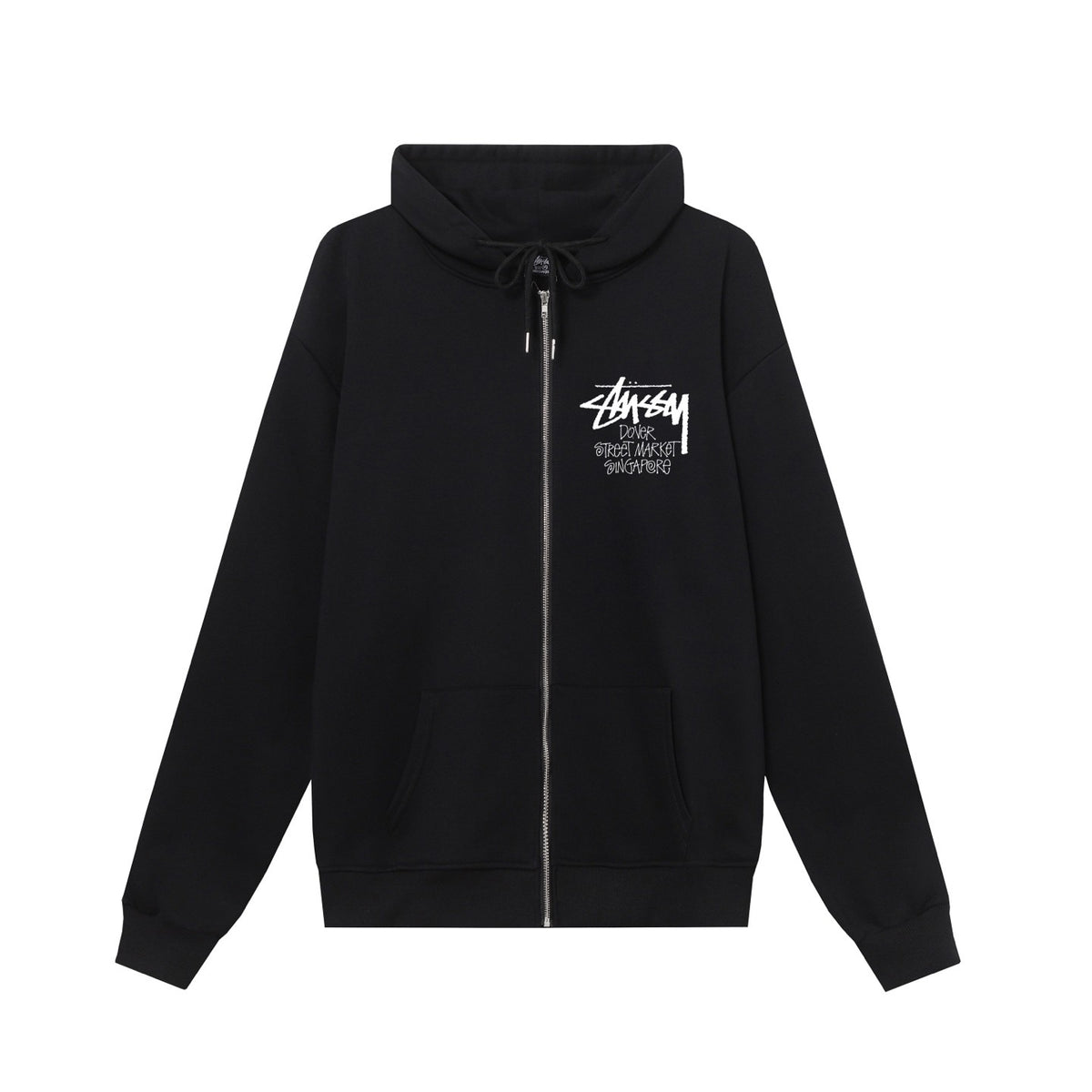 STUSSY スタッシー シンガポールシティ限定シリーズ プリント 男女兼用 ジップアップフーデッドジャケット HN343