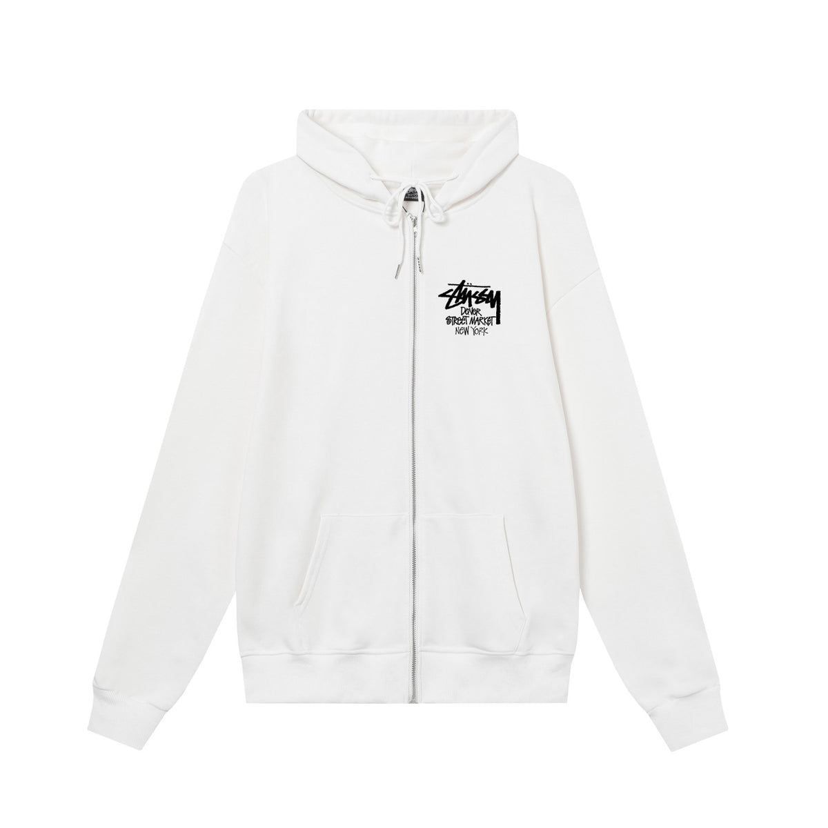 STUSSY スタシー DSM城市限定系列 ニューヨークプリント フード付きジッパーコート HN322