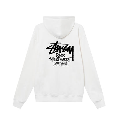 STUSSY スタシー DSM城市限定系列 ニューヨークプリント フード付きジッパーコート HN322
