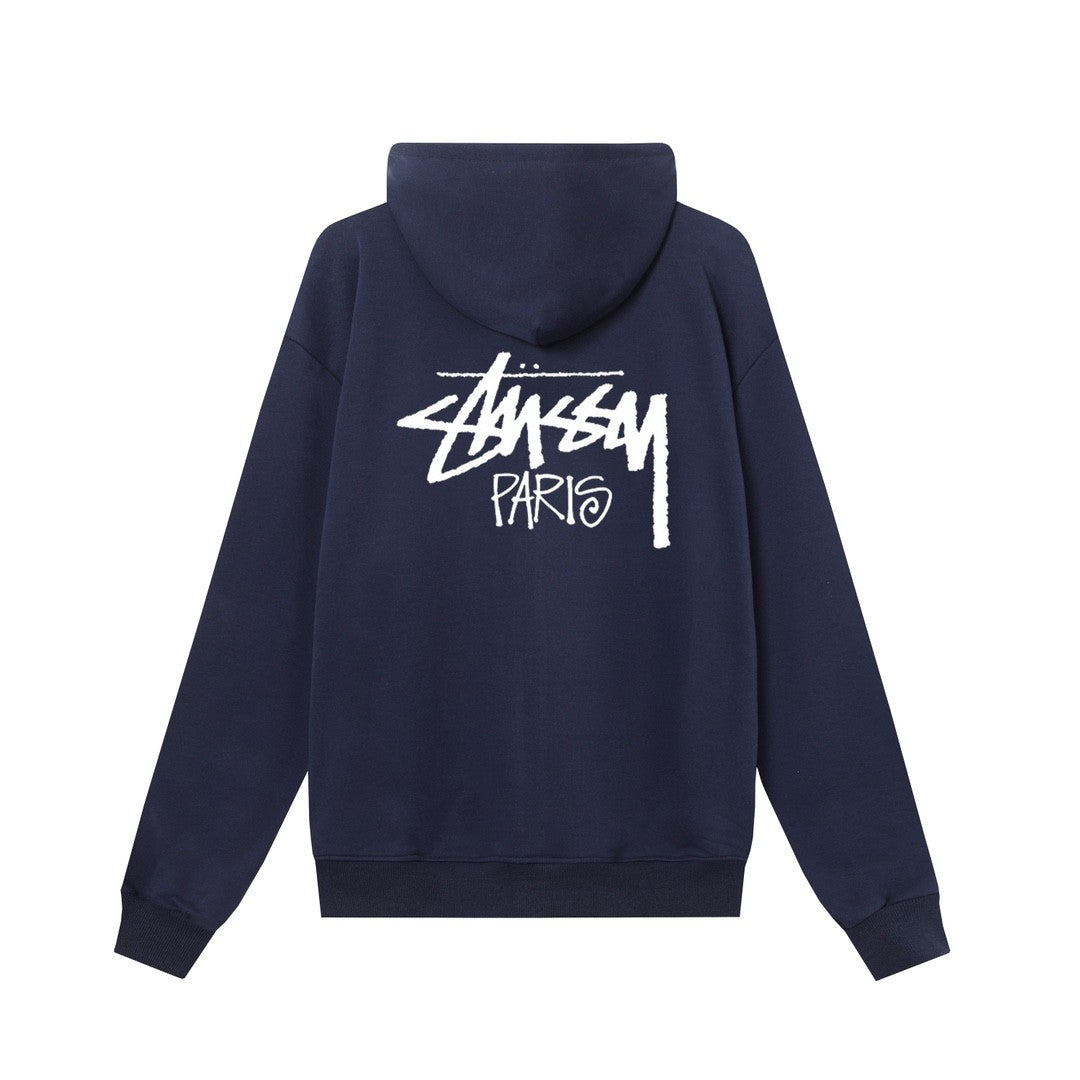 Stussy スタッシー ミラノシティ限定プリントフーディー 09021P90 ホワイト/ブラック/グレー/ネイビー アンビセックス