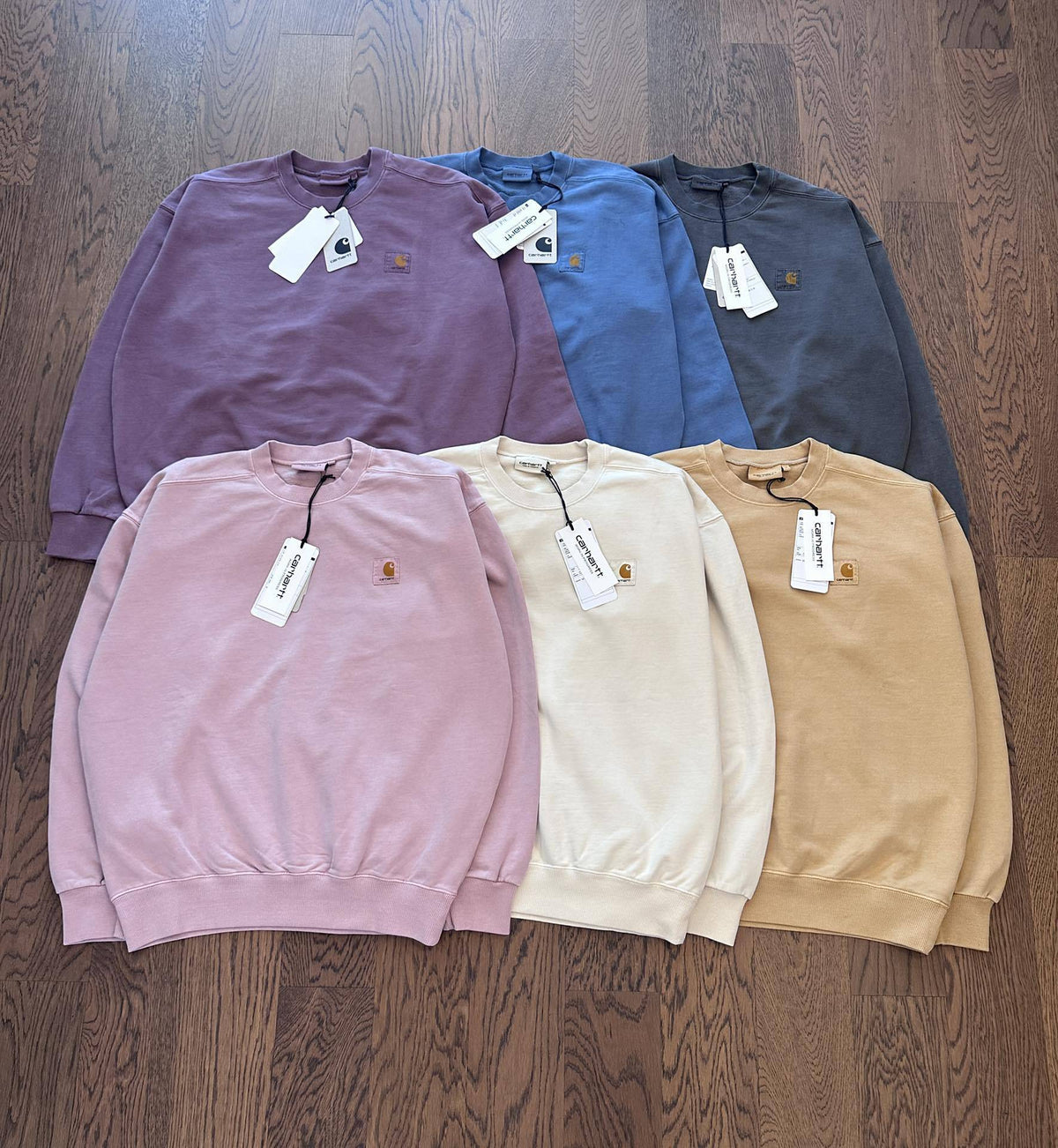 [カーハート] VISTA SWEATSHIRT トレーナー ワンポイントロゴ スウェット ダブリューアイピー ルーズフィット クルーネック ピグメ 15