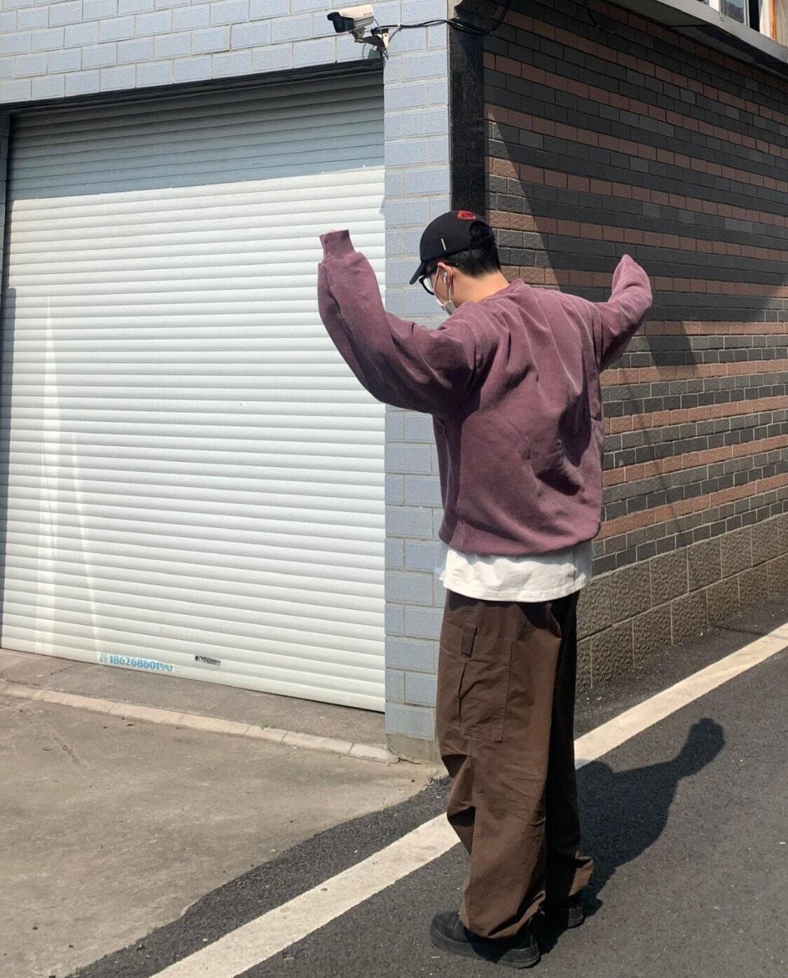 [カーハート] VISTA SWEATSHIRT トレーナー ワンポイントロゴ スウェット ダブリューアイピー ルーズフィット クルーネック ピグメ 9