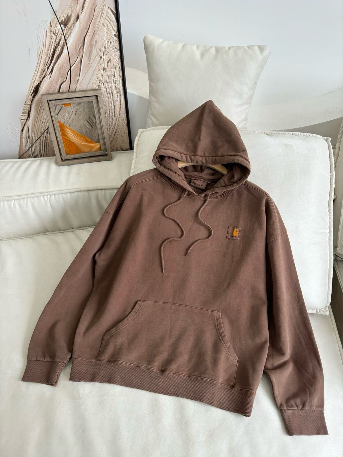 [カーハート] HOODED NELSON SWEAT ダブリューアイピー フード付 スウェット 黒色 ブラック メンズ パーカー 8