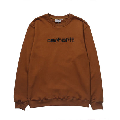 カーハート クルーネック ロゴ刺繍 トレーナー ユニセックス パーカー hoddies 並行輸入品 5
