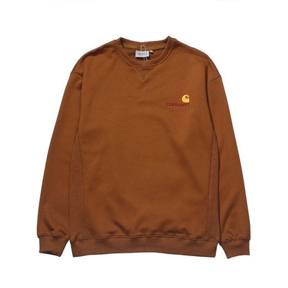 カーハート クルーネック ロゴ刺繍 トレーナー unisex パーカー hoddies 並行輸入品 5