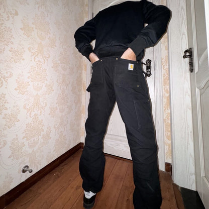 [カーハート] Double Front Work Loose Fit Pantメンズ ボトムス パンツ コットン ルーズフィット ウォッシュドダック ユーティリティ ワークパンツ B01 12