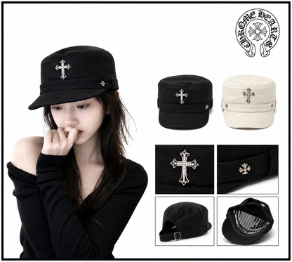 Chrome Hearts クロムハーツ ミリタリーキャップ ブラック - 商品画像 1
