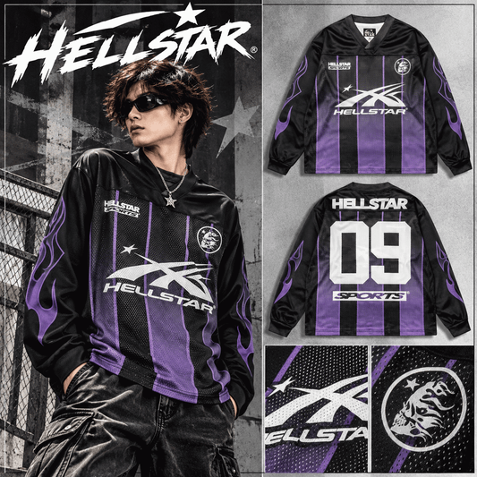 HELLSTAR ヘルスター 長袖スポーツジャージ ブラック